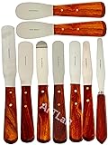 Premium Grade Lab Spatulas Wooden Handles with