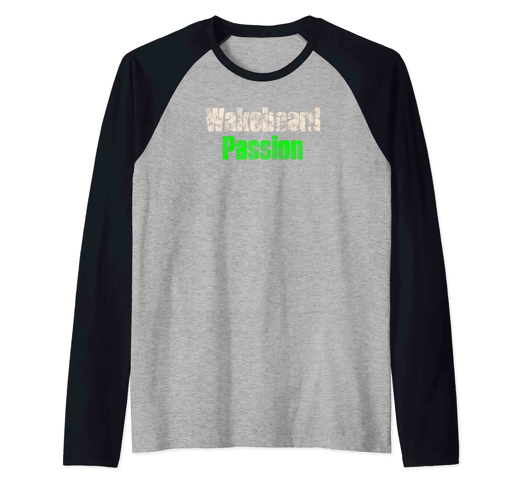 Wakeboard Water Sport - Wakeboard Passion Raglan Baseball Tee