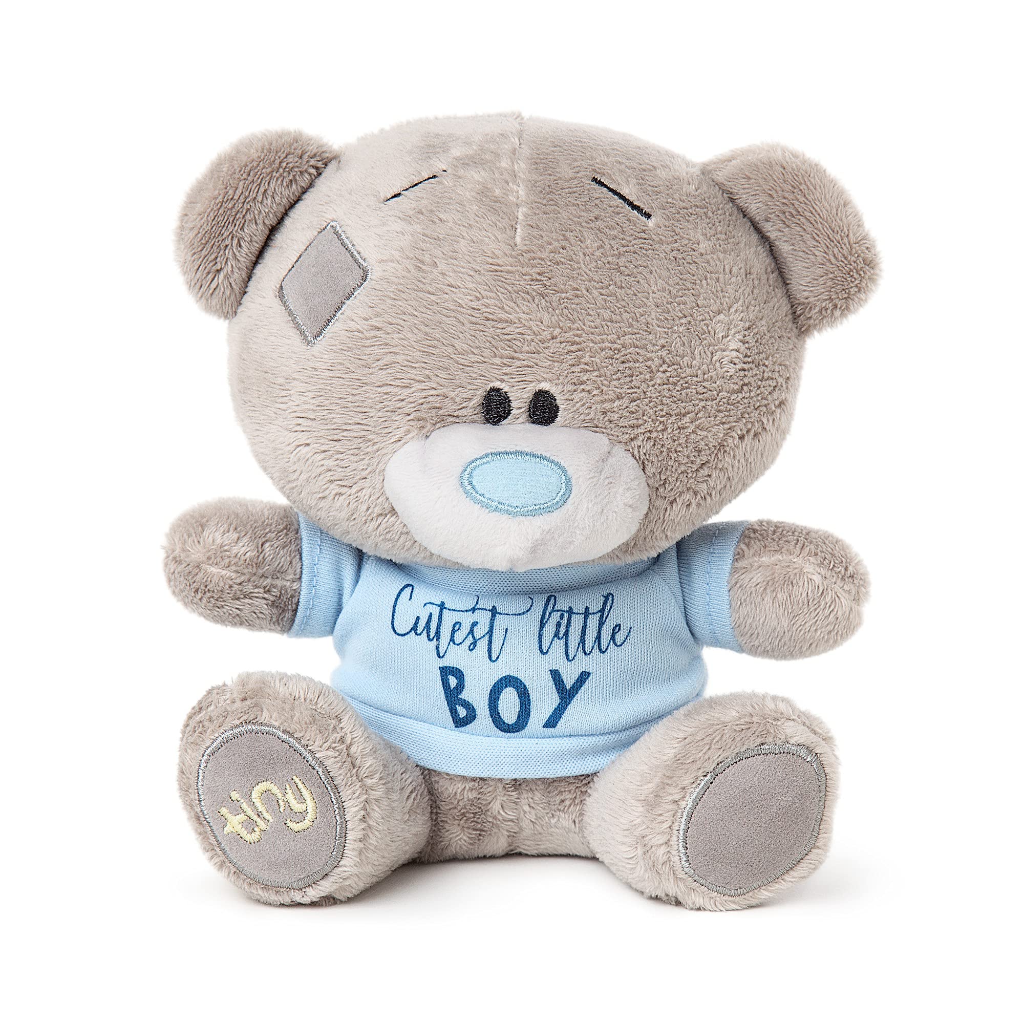 Me to You Tiny Tatty Teddy Cutest Little Boy Baby Bear, Blue,grey