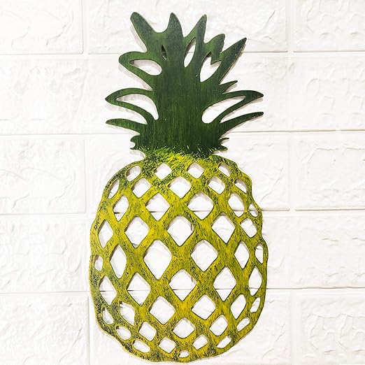 Amazon Com Metal Pineapple Wall Decor Tropical Wall Sculpture For