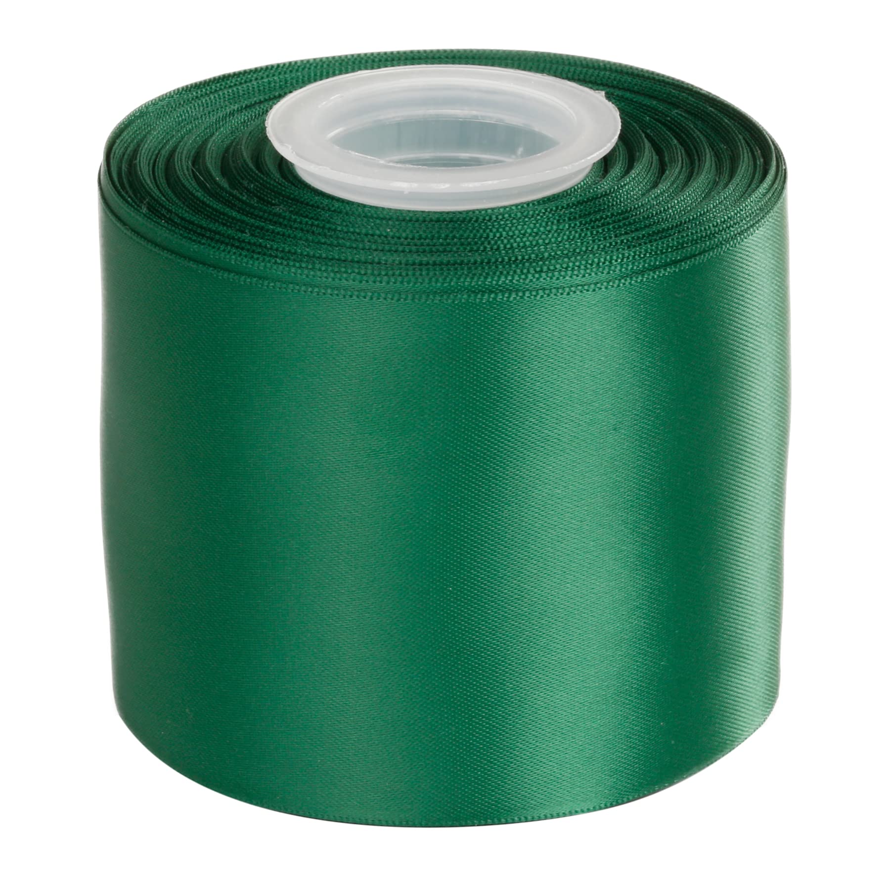 Ribbonitlux 75mm Wide Double Face Satin Ribbon 22 Meters (587-Forest Green, Set for Bow, Party Decor, Sewing Applications, Wedding and Craft