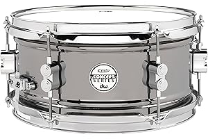 PACIFIC DRUMS PDP Concept Series Black Nickel Over Steel Snare Drum 6"X12"