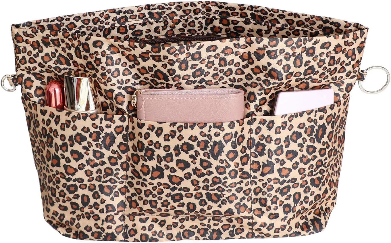 BeringLoad Handbag Organiser Handbags Bags Inner Pockets, leopard, L, pocket organizer, Large - Image 3