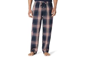 Amazon Essentials Mens Straight-Fit Woven Pajama Pant with Pockets