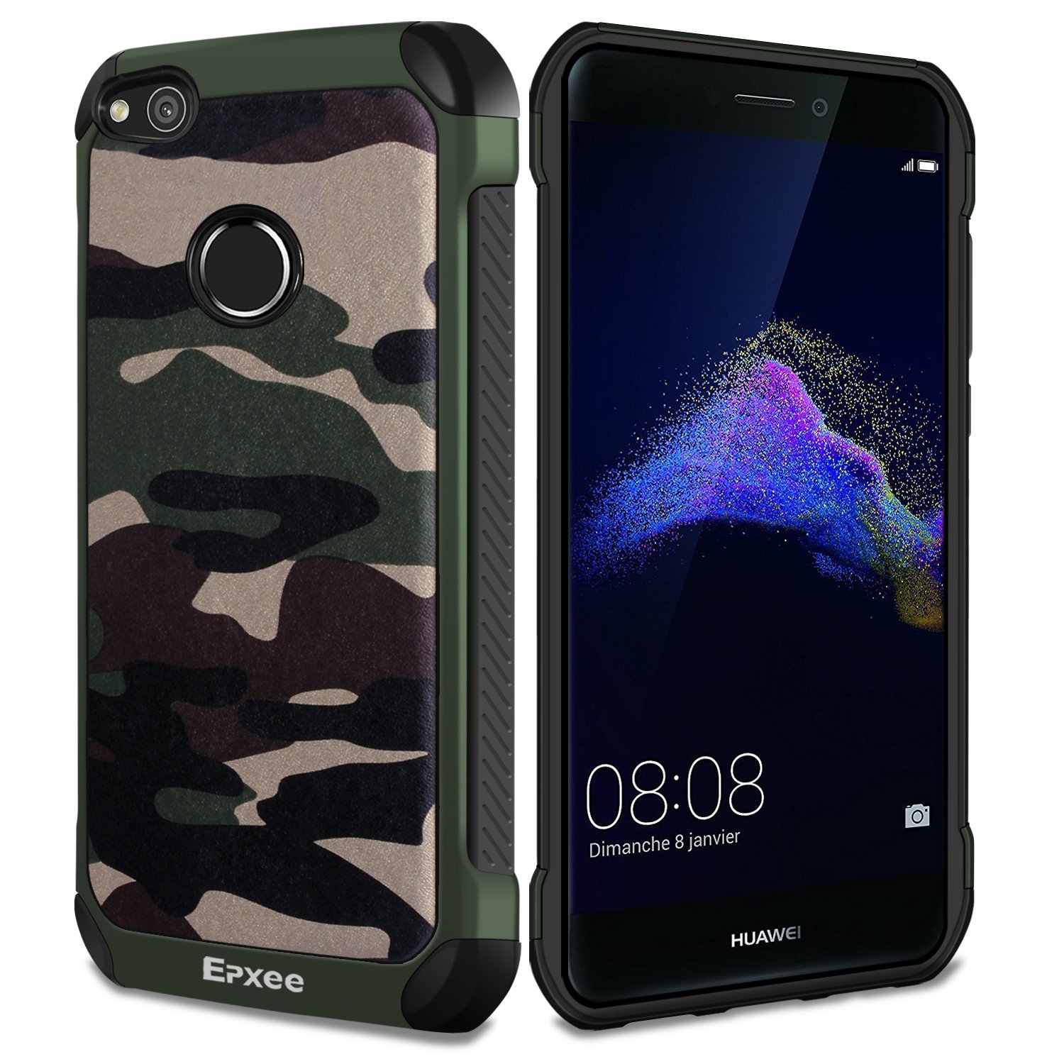 Funda Huawei P Lite Epxee Silicona Shock Absorción Case Carcasa para Huawei