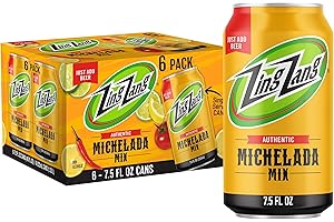 Zing Zang Michelada Mix | Non-Alcoholic Cocktail Mixer | 7.5 Fl Oz Cans (Pack of 24)