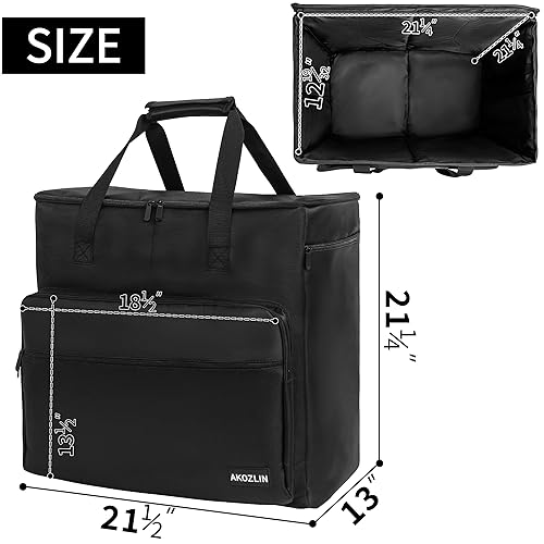 AKOZLIN Desktop Gaming Computer Tower PC Carrying Case Travel