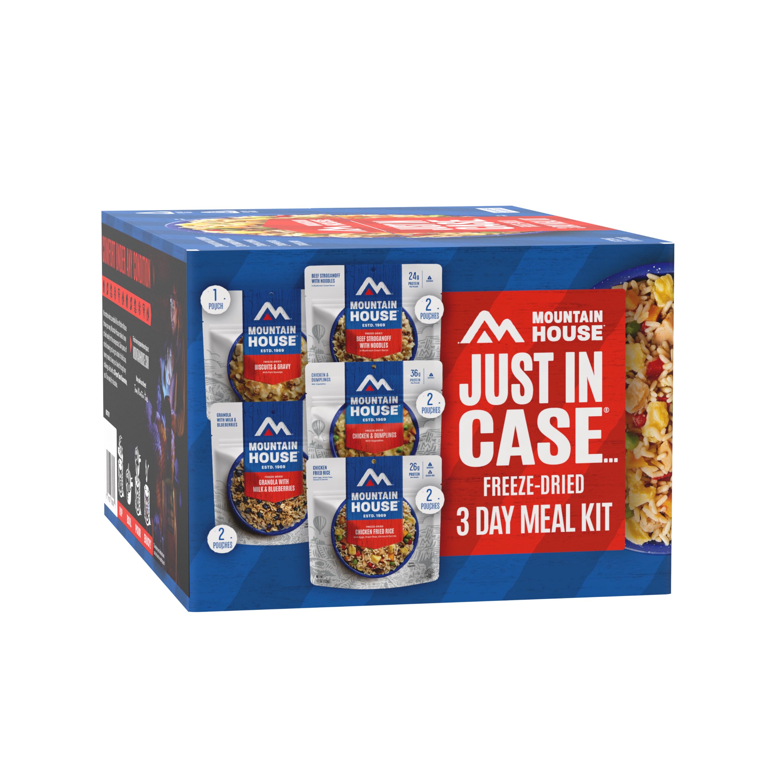 Mountain House 3-Day Emergency Food Supply | Freeze Dried Survival & Emergency Food | 18 Servings