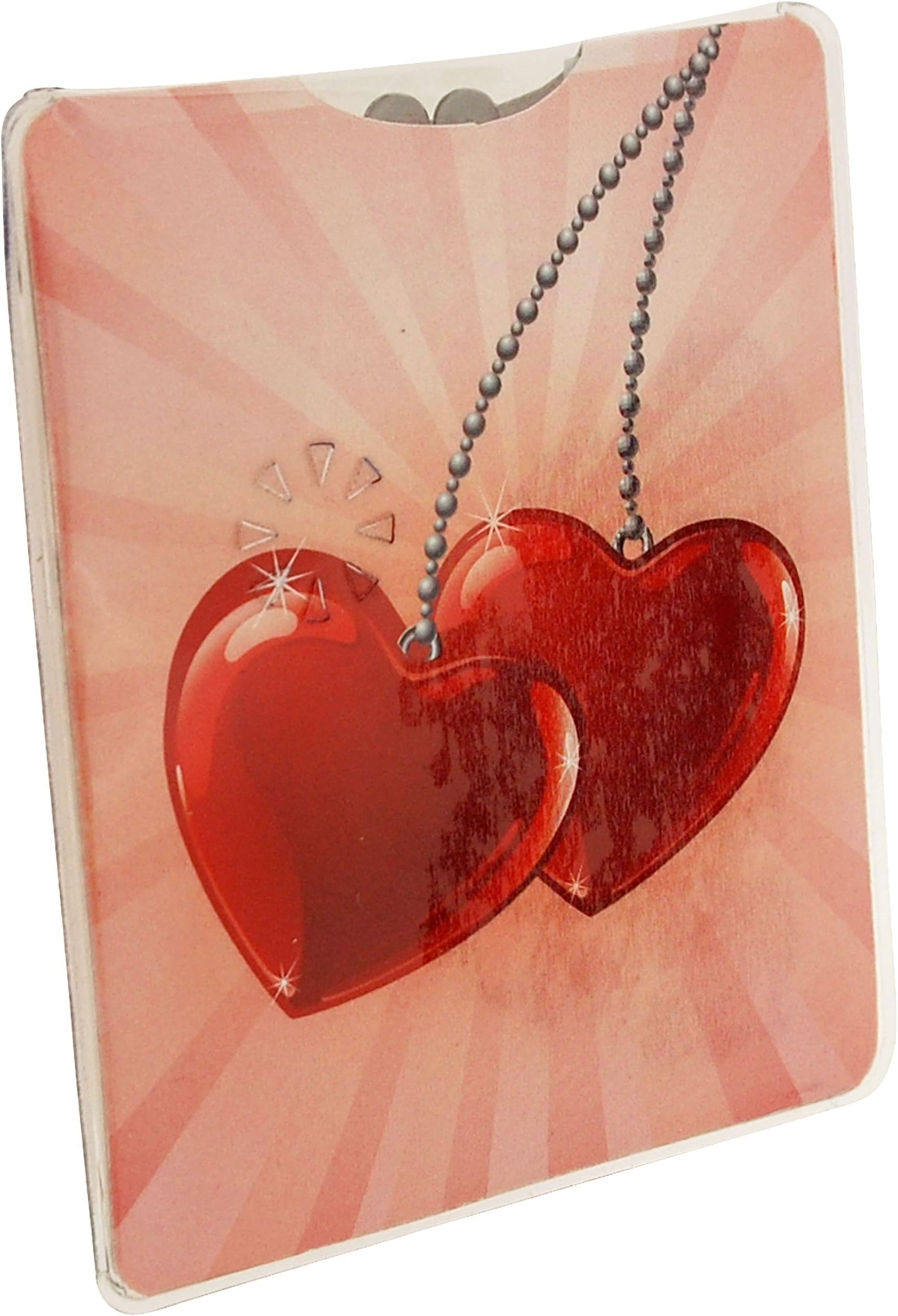 Maranda - Mi Torch Two red Hearts Handy Handbag/Purse Flashlight /torch MT206