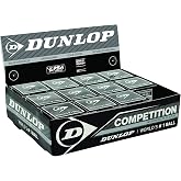 Dunlop Sports Competition Squash Ball, Single Yellow Dot