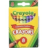 Crayola Crayons, 8 Count (Case of 48)