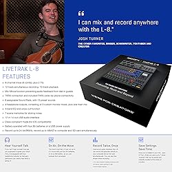 Zoom LiveTrak L-8 Portable 8-Channel Digital Mixer