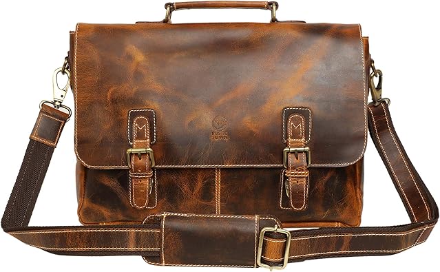 rustic briefcase