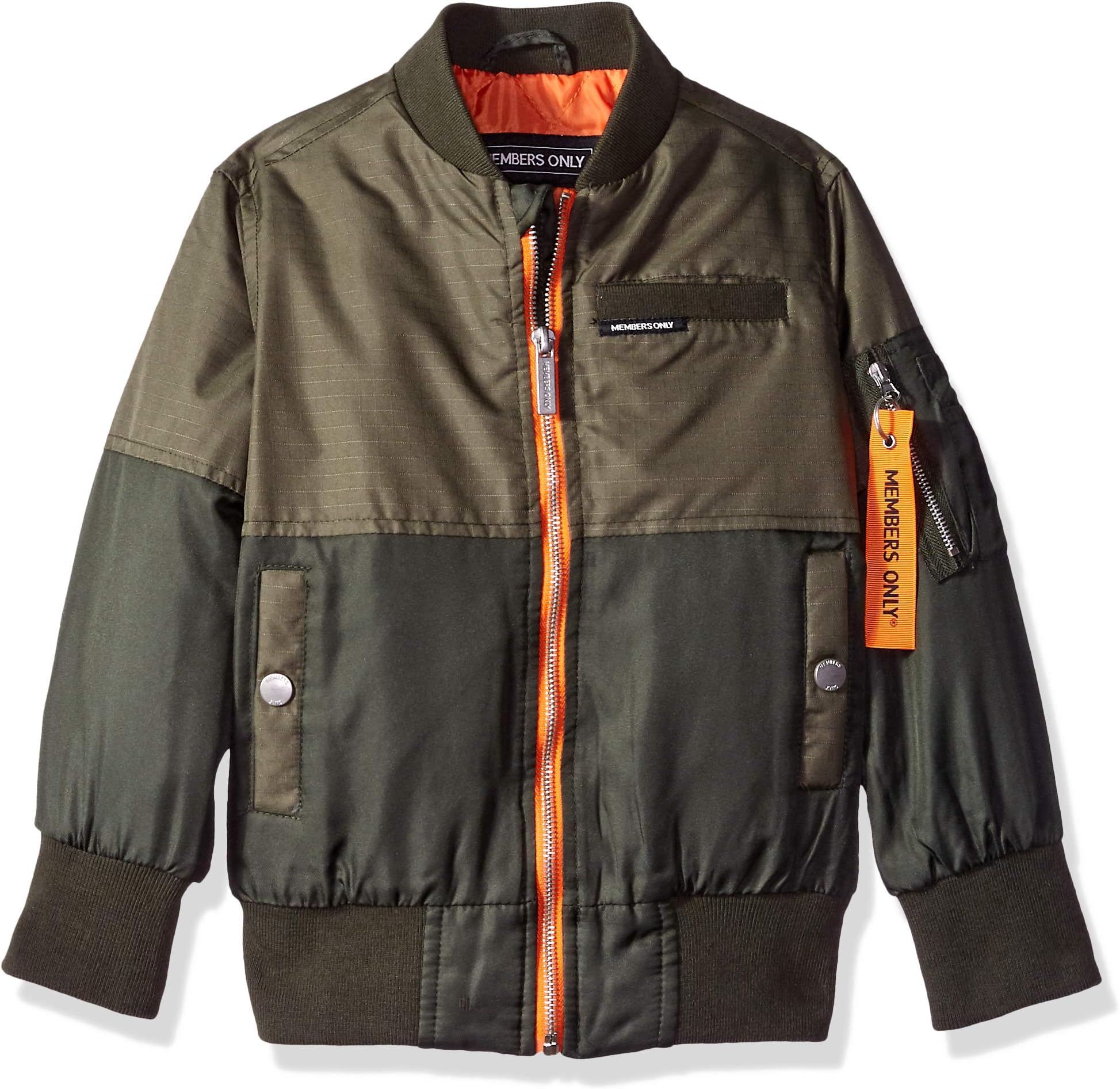 Members Only Boys' Two-Tone Bomber Jacket