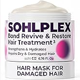 sohl-I.D. Hair Mask for Dry & Damaged Hair – Deep Conditioning Repair Treatment to Restore Smoothness & Shine – Moisturizing Hair Mask with Vitamins B3, B5, B7, C & E – Vegan & Cruelty-Free 6.76 fl oz | Vitamins B3, B5, B7, C, E