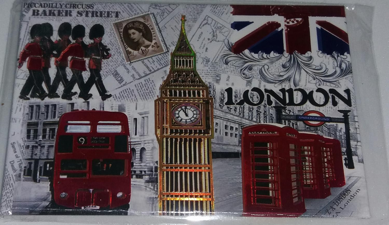 Londres Collage imán para nevera juego de cerámica imán para ...