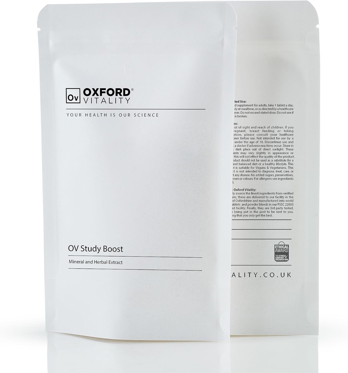 Oxford Vitality Study Boost Tablets, 500 - Image 4