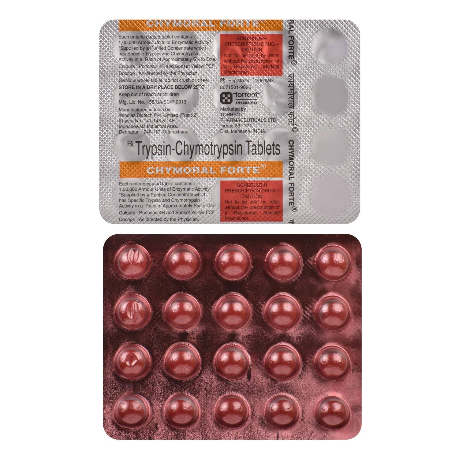 Chymoral Forte - Blister Pack of 20 Tablets: Amazon.in