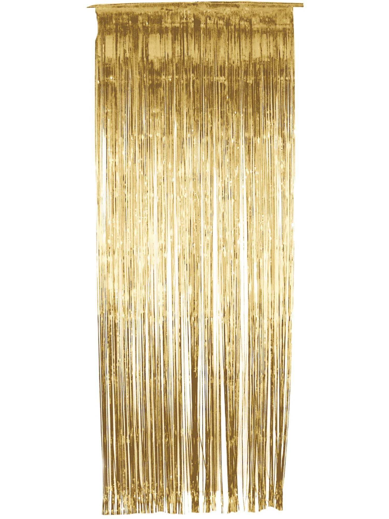 Shimmer Curtain, Metallic Gold, 91cm x 244cm