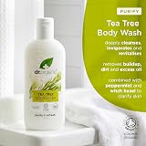 Dr Organic Tea Tree Body Wash 250ml Natural Vegan Cruelty-Free view 2