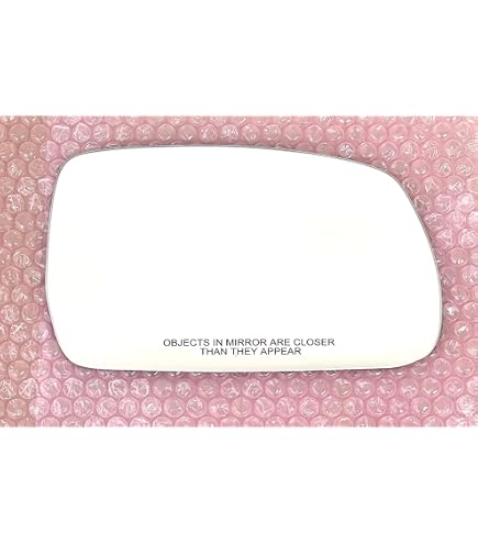 Blind Spot Mirror Glass With Adhesive For 2016-2021 Hyundai Tucson - Driver Side Left (LH), 7 13/16 Inch