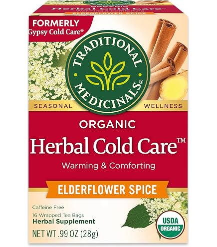 Amazon.com : TRADITIONAL MEDICINALS TEAS Gypsy Cold Care Tea 16