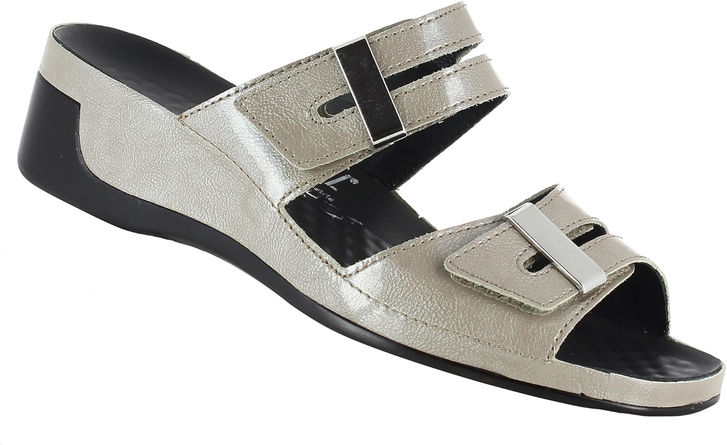 LEON 4010 Orthopädische Hausschuhe Damen - Echtleder Pantoletten Mit Fußbett