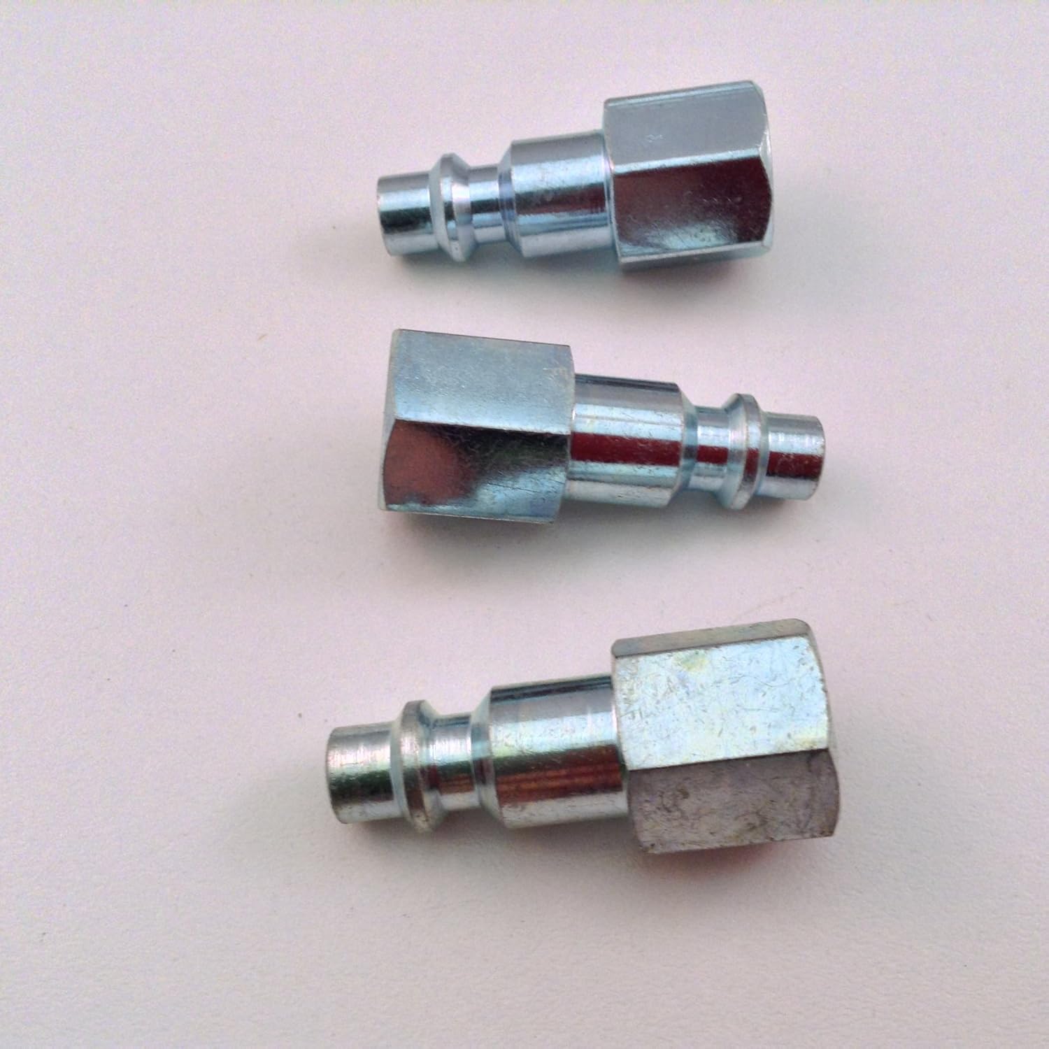 1/4Inch Industrial Steel Plug Set with 1/4Inch Female NPT Style"M
