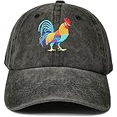 Hepandy Embroidered Rooster Hats