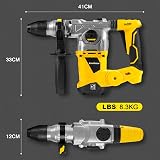 Enventor 1500W Hammer Drill SDS-Plus 360° Handle Concrete Masonry Wood view 8
