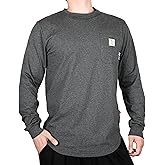 BOCOMAL FR Shirts for Men Melt Pocket Lightweight Crew T-Shirt NFPA2112/CAT2 Fire Resistant Work Shirt