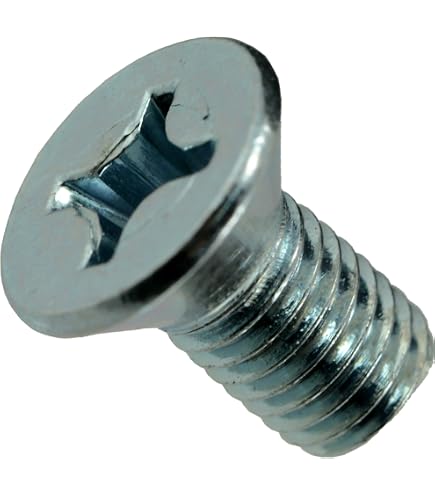 Black Oxide Screws 100 Pack 100 Pcs #6-32 X 3/4" Flat Head Phillips