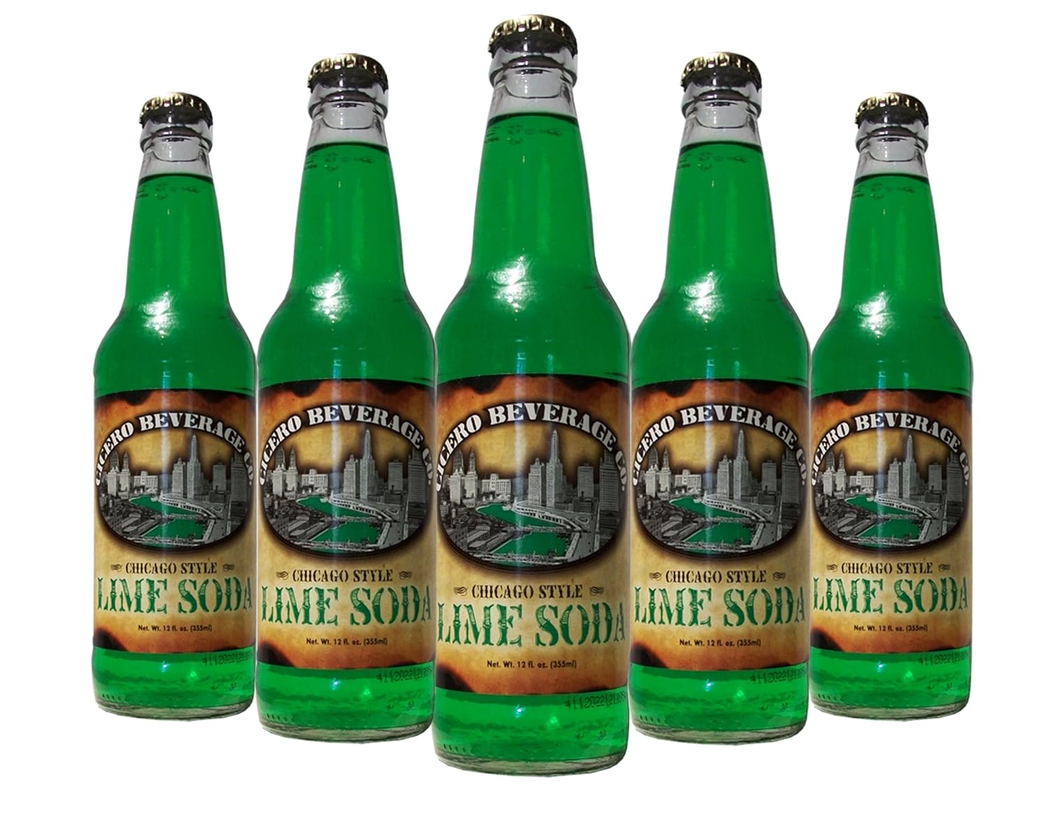Amazon Com Cicero Beverage Company Lime Soda 8 Pack Sampler