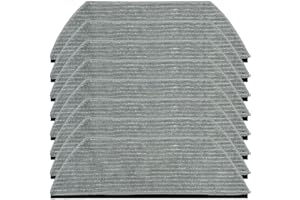 Lawnoval 6 Pack Washable Microfiber Mop Pads Compatible with Shark AV2800ZE, RV2820YE, RV2820ZE - Reusable Cleaning Pads for 