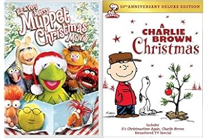 Great Kids Christmas Classics with A Charlie Brown Christmas (50th Anniversary Deluxe Edition) & It's a Very Merry Muppet Christmas Movie 2-DVD Bundle