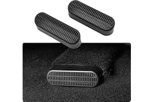 Maxzina Under Seat Vent Deflectors Compatible with 2015-2025 Ford F150 Rear Air Conditioning Vent Cover Plug-in Rear Floor AC Vent Filter Cooler Summer Air Vent Extension for 2024 F-150 Accessories