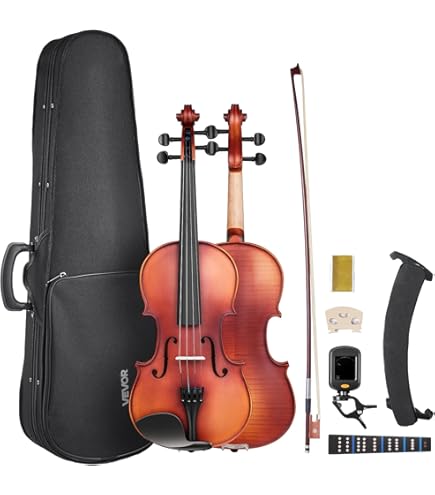 Amazon.com: Hallstatt Violin V-12 4/4 Size Violin (Regular Size