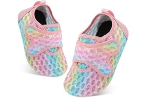XIHALOOK Toddler Water Shoes Kids Boys Girls Quick Dry Beach Swim Pool Barefoot Shoes Aqua Socks