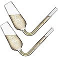 Godinger Champagne Flutes Guzzler Glasses, Champagne Glasses, Champagne Flute Shooters, The Champagne Glass to Chug Champagne, White Elephant Gifts - Set of 2