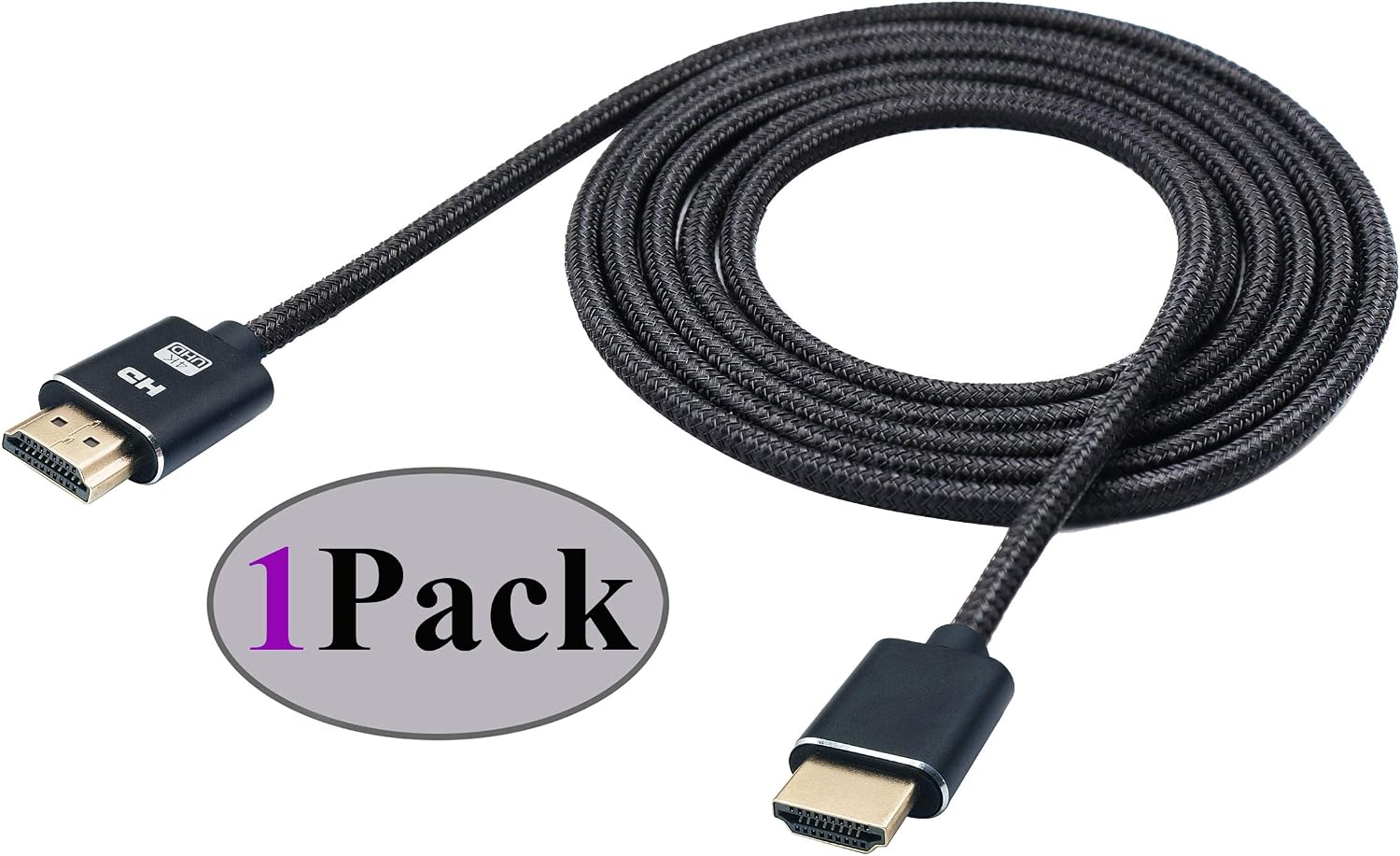 AAOTOKK 4K HDMI Cable 6 ft,High Speed 18Gbps 4K 60Hz, HDMI 2.0 Cable 4K HDR HDCP 2.2 3D 2160P 1080P Ethernet - Image 4