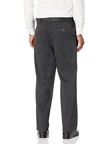 Dockers Men's Relaxed Fit Comfort Khaki Pants, Dark Charcoal