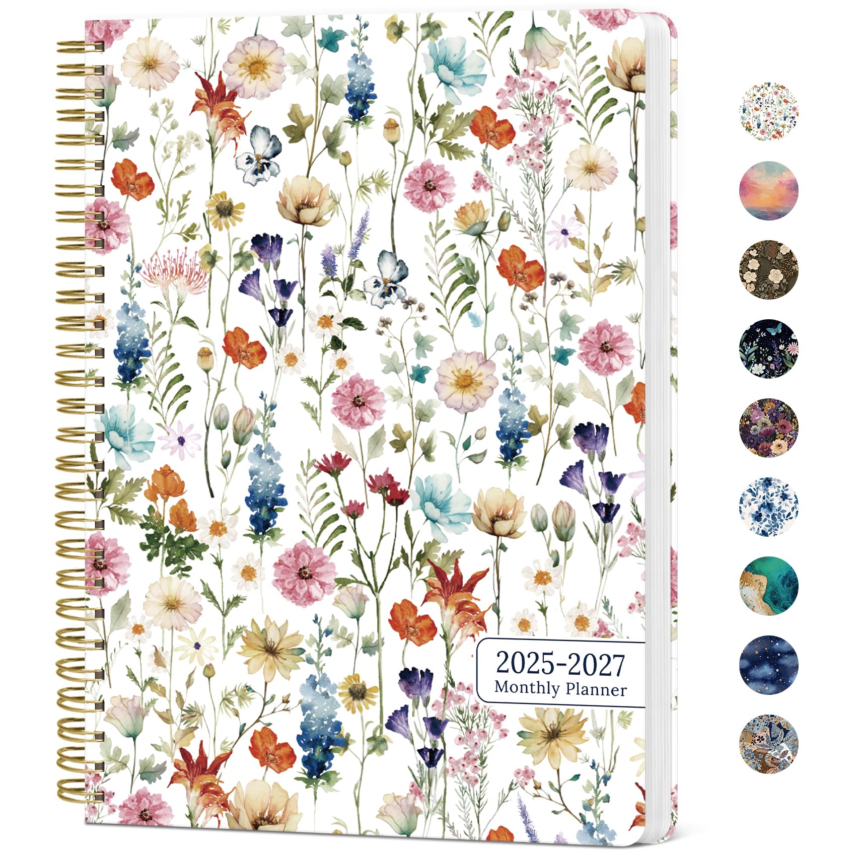 Photo 1 of Monthly Planner 2025-2027, 2 Year Monthly Planner Calendar 2025-2027, July 2025 - June 2027, 7" x 10", 25-27 Monthly Calendar Planner, Perfect for School Office Home Planning -Wild Floral