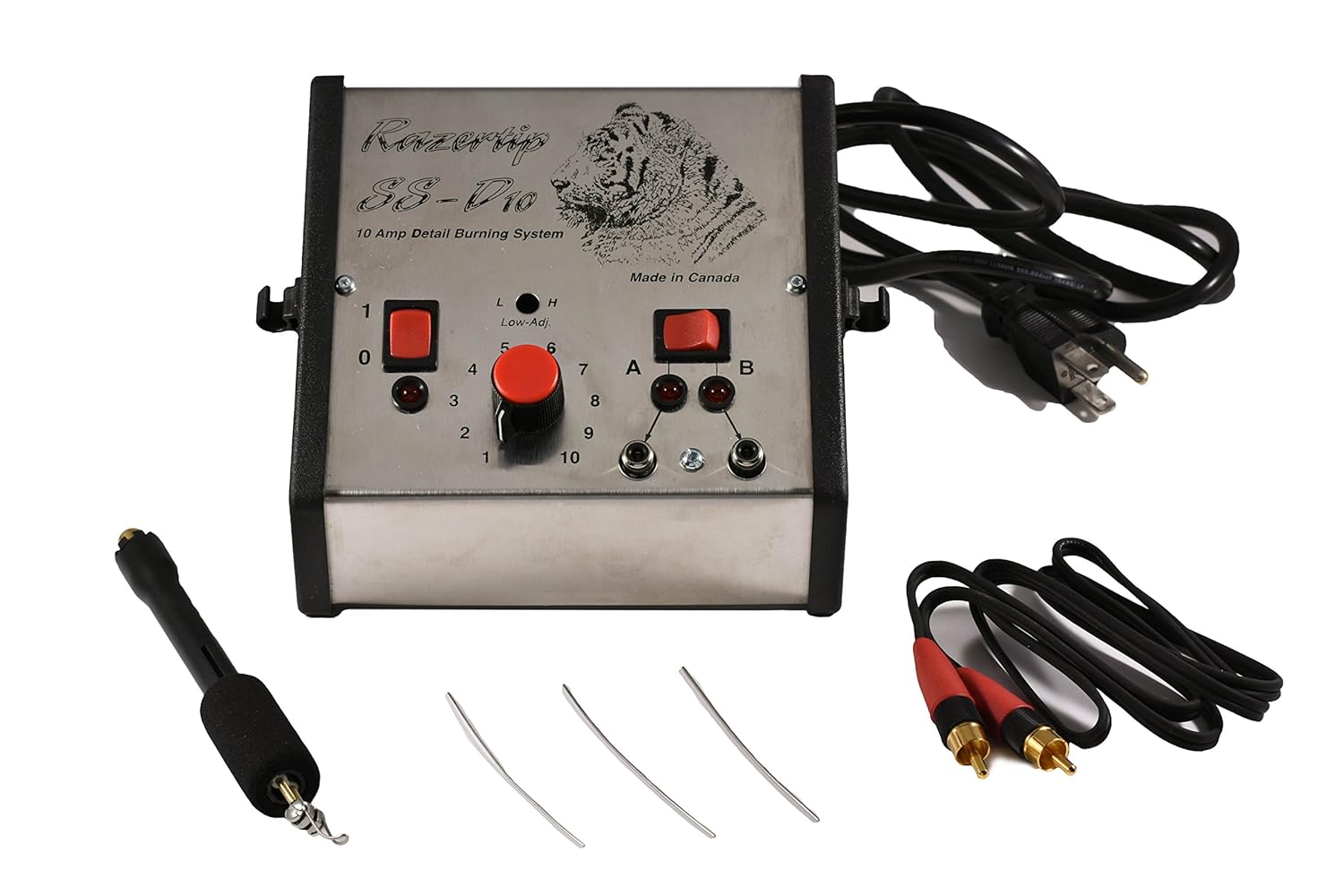 Woodcrafts Razertip Dual Burner with Large Skew Pen and one HD cord