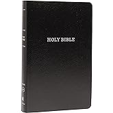 KJV Holy Bible: Gift and Award, Black Leather-Look, Red Letter, Comfort Print: King James Version