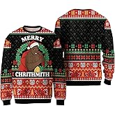 Merry Chrithmith Ugly Sweater - Ugly Christmas Sweaters -Well Happy Birthday Jesus Xmas Sweater - Knitted Xmas Sweater