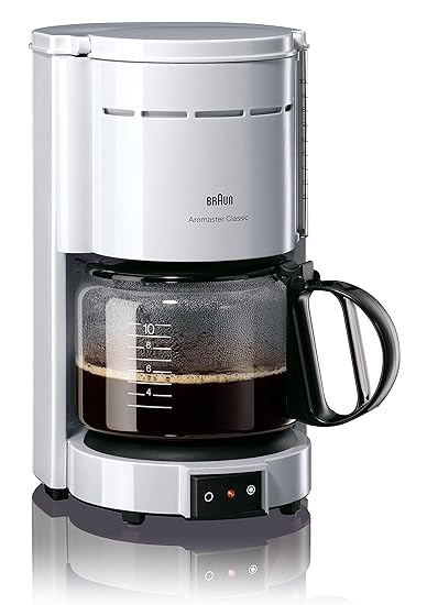 Braun KF 47/1 Filterkaffeemaschine | Kaffeemaschine für klassischen Filterkaffee | Aromatischer Kaffee dank OptiBrew-System |