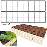 Garden Grid 4x8 | Irrigation System For Garden Bed Watering | Pre-Assembled | 2-Min Setup Garden Watering System; Full-Cover,