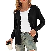 VIISHOW Long Sleeve Cardigan Sweaters for Women Trendy Lightweight Cardigans V Neck Button Up Knit Casual Shrugs