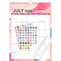 2025-2026 Wall Calendar, 18 Months Large Size 12X17 inch, Runs from July 2025 to December 2026, Monthly Goal, To-do List, Not