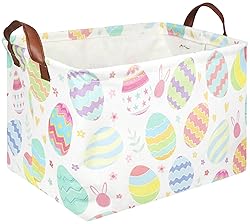 FXOLCSHE Rectangular Easter basket,Dirty laundry